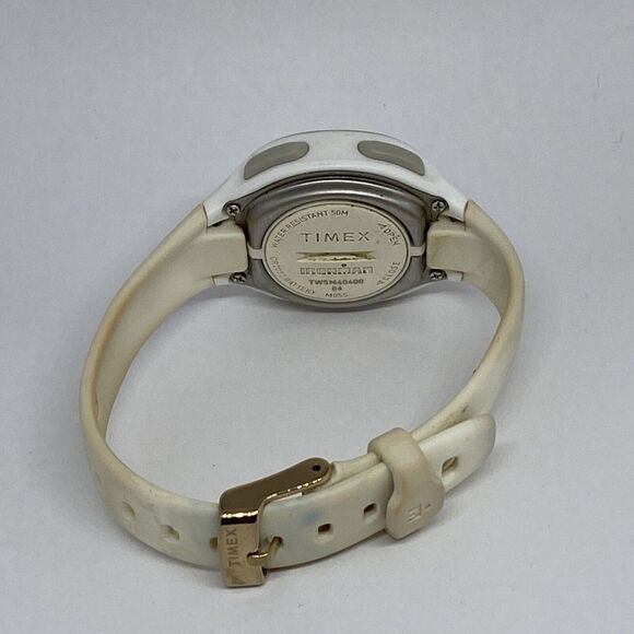 Timex Ironman TW5M40400 Women's White Resin Digital Gray Dial Quartz Watch RQ435 - Picture 11 of 12